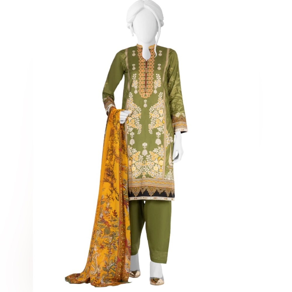 Pakistani J. Pret Junaid jamshed 2 piece dress ( Shirt & Trouser )